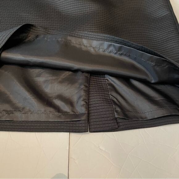 Liz Claiborne Black Textured Academia Career Office Pencil Skirt NWOT Size 8 - Picture 8 of 12